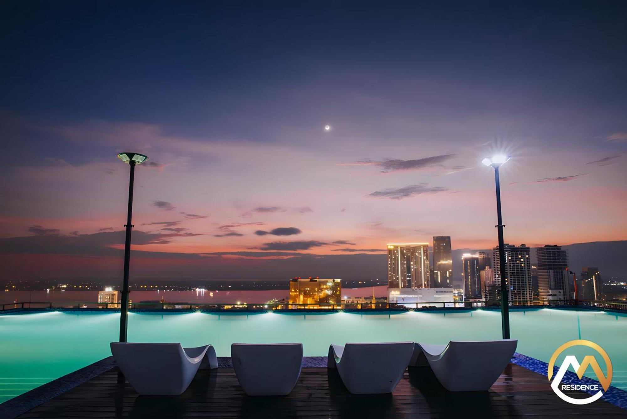 Infinity Pool Hotel Phnom Penh Down To 24 Usd In M Residence Εξωτερικό φωτογραφία